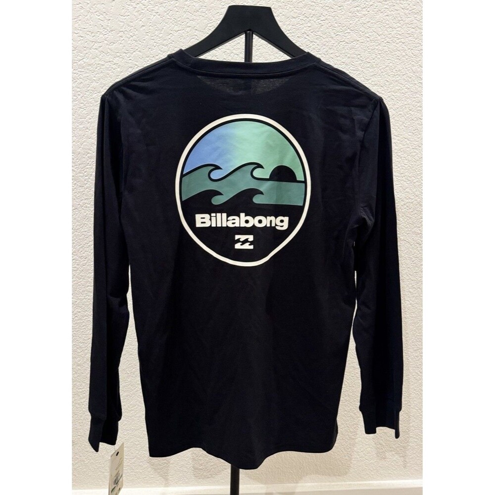 Billabong Big Boys Long Sleeve Logo Black T-Shirt. Size L , XL - Picture 3 of 5